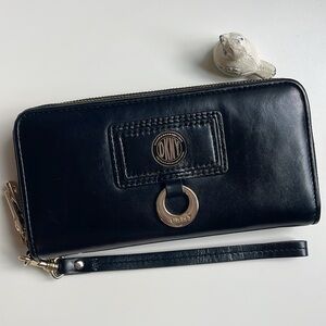 DKNY Genuine Leather Wallet Wristlet